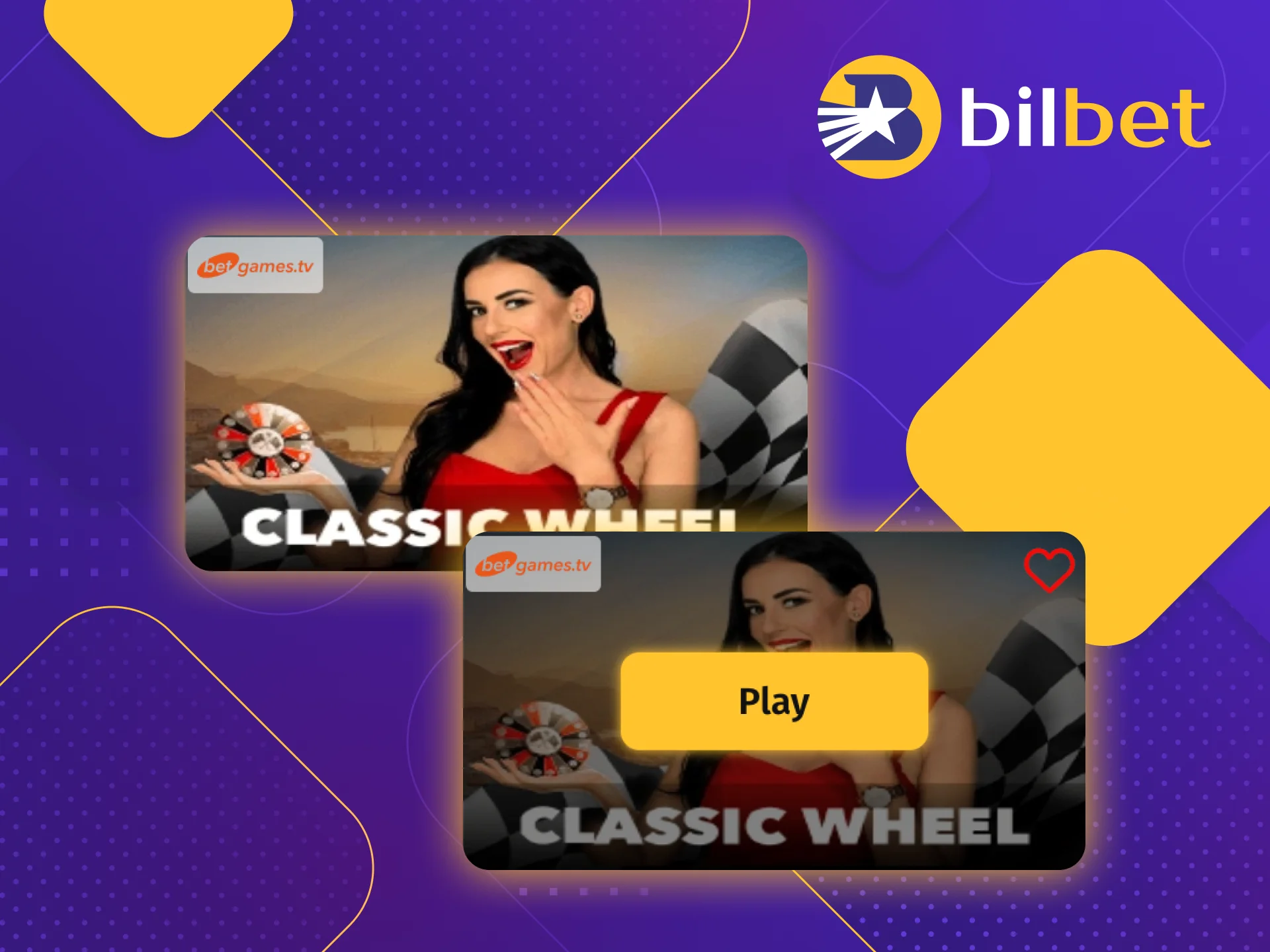 Try your hand at the Classic Wheel game on the Bilbet online casino website.