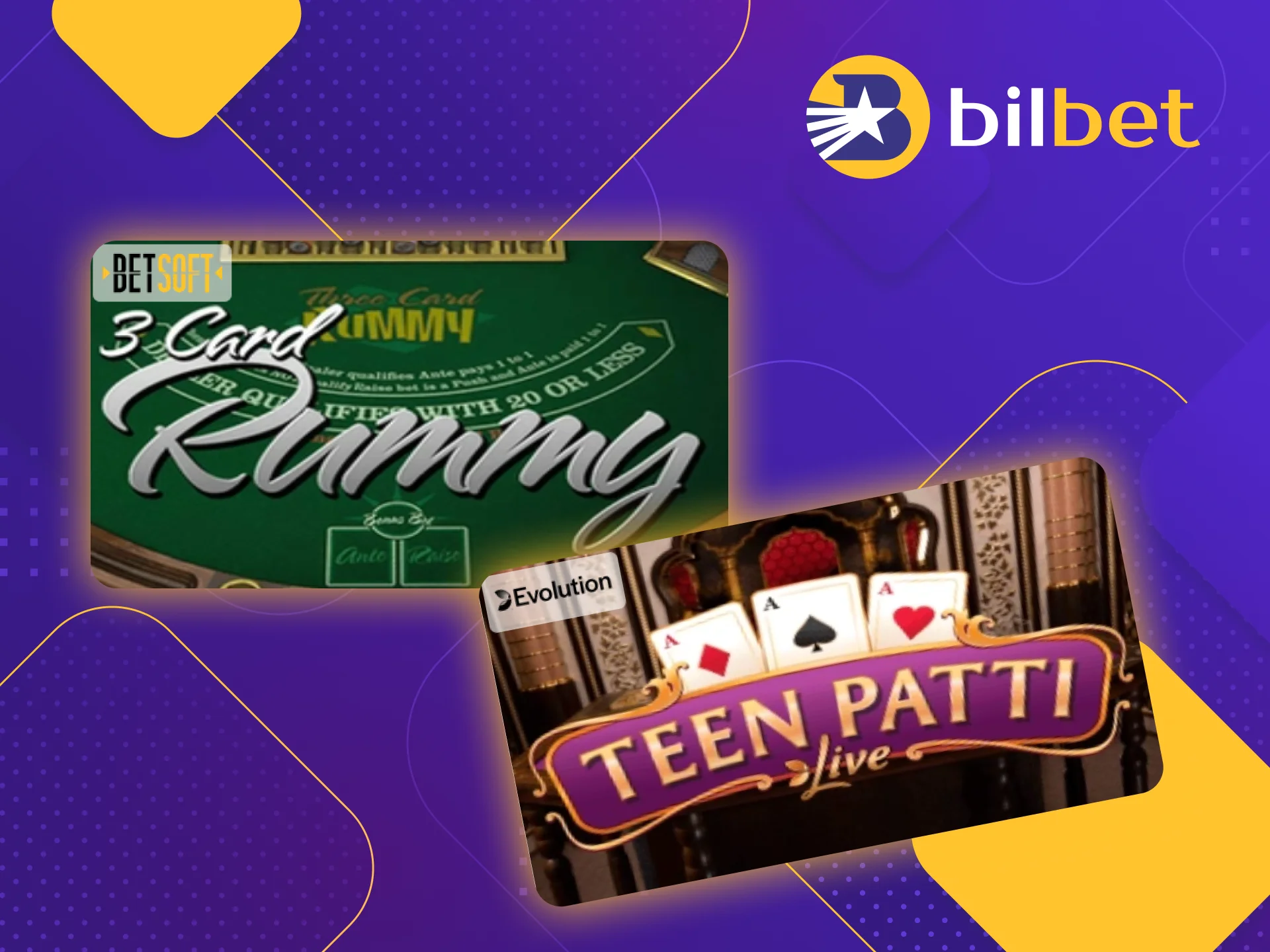 In the Table Games section, users can find a wide variety of games at the Bilbet online casino.