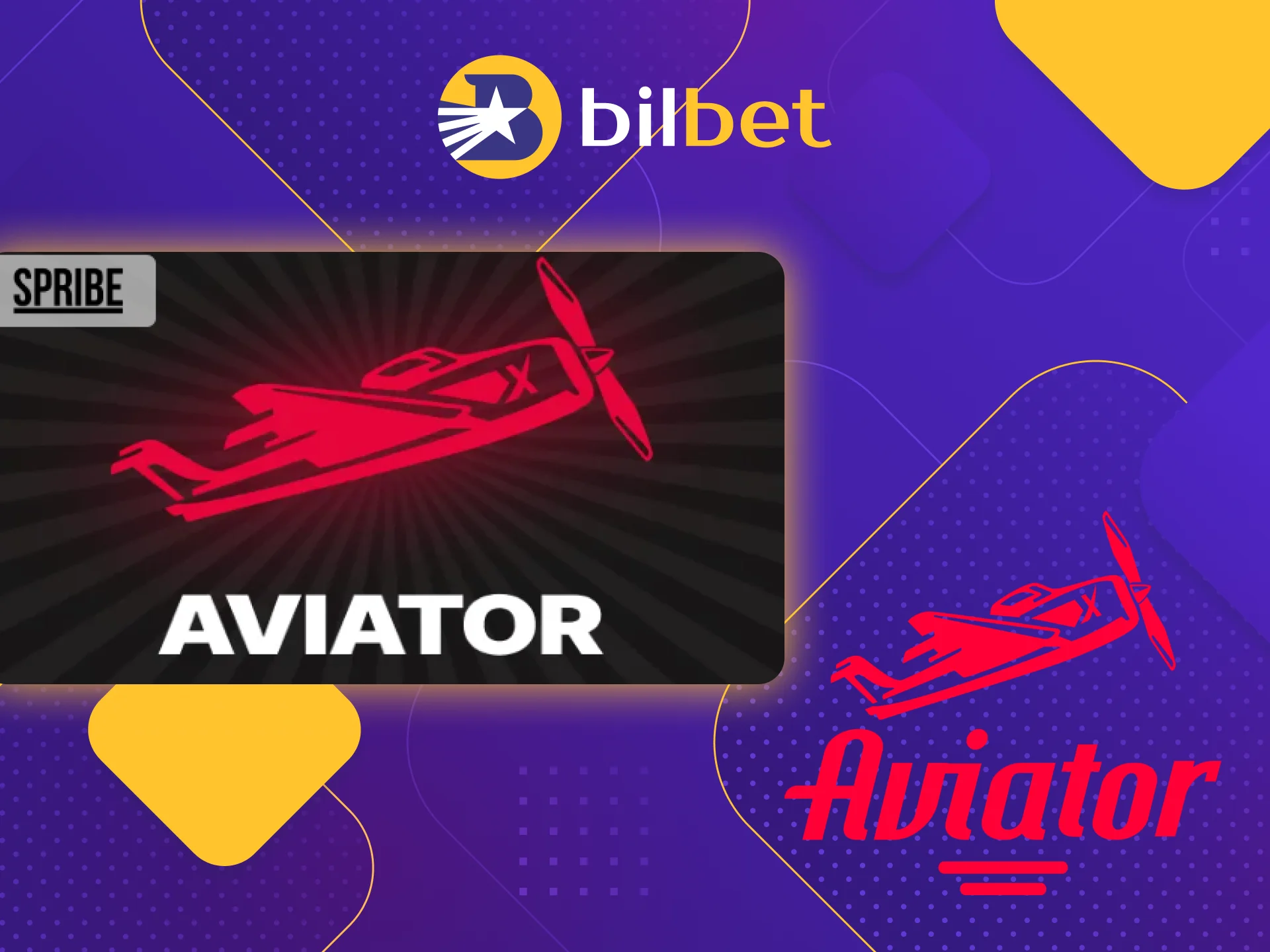 Go to the slots section and play the Aviator game at the Bilbet online casino.